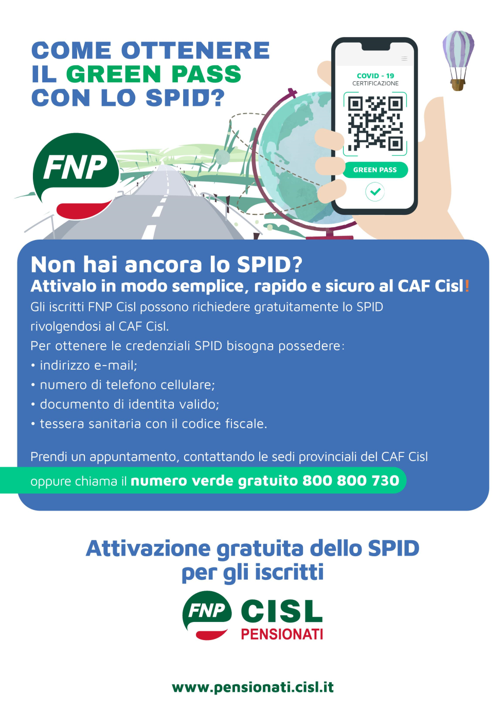 COME OTTENERE IL GREEN PASS CON LO SPID?